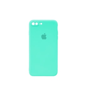IPHONE 7 PLUS/ 8 PLUS UYUMLU TURKUAZ RENK LOGOLU İÇİ KADİFE LANSMAN KILIF