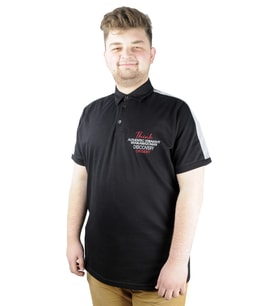 Mode XL Erkek T shirt Polo Think Desert 22310 Siyah