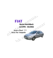 Fiat Brava HatchBack 12/1995 - 04/2002 Araca Özel Kısa Far Ampulü
