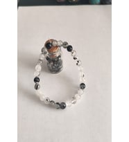 SERTİFİKALI 6 MM RUTİL KUVARS DOĞALTAŞ BİLEKLİK