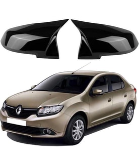 Renault Symbol 2013- Araca Özel Batman Yarasa Ayna Kapağı Pianoblack