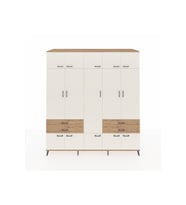 Kronos Dolap 11 Raflı 4 Çekmeceli 2 Askılı 220x59x243 Çam-Aytaşı/Çam