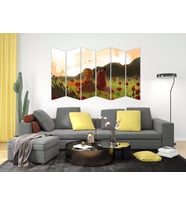 TİLKİ VE ÇOCUK DİJİTAL ART MDF TABLO-3451 MODEL-B