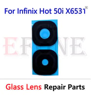 Infinix Hot 50i için Arka Kamera Cam Lens Kapağı Yapışkanlı Etiketli Tamir Parçaları