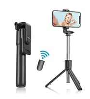 Periboia Uzaktan Kumandalı Tripod Özellikli Selfie Çubuğu (Çok Renkli)