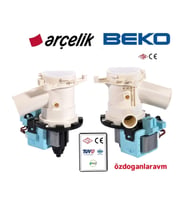 Arçelik Beko Altus Çamaşır Makinesi Su Boşaltma Pompa Motoru