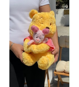 Pooh ve piglet sarılan 40 cm ayıcık winnie pooh sevgiliye arkadaşa veya çocuğunuza hediyelik