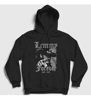 Presmono Unisex Siyah Forever Motörhead Lemmy Kilmister Kapüşonlu Sweatshirt 36184tt
