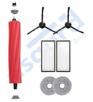 Roborock Q REVO PRO-S-MAXV Uyumlu 1 Ana Fırça 2 Yan Fırça 2 Filtre 2 Mop PKT-iasgf0000556