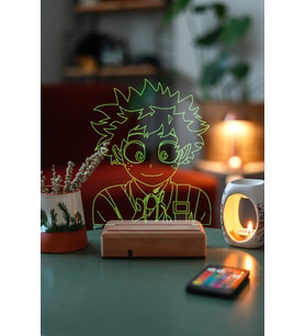 Deku Izuku My Hero Academia 16 Renk Kumandalı 3D Gece Lambası