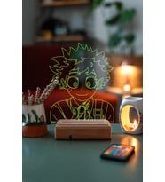 Deku Izuku My Hero Academia 16 Renk Kumandalı 3D Gece Lambası