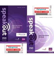 Speakout Upper-intermediate 2nd Edition Student's Book + Workbook with DVD Myenglishlab  (Online Access Code lu)
