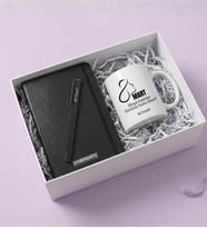 8 Mart Dünya Kadınlar Günü Baskılı Kupa Bardak & Kişiye Özel Siyah Defter & Roller Kalem Hediye Seti - HR2022