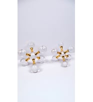 Dekor - 2'li Kristal Molekül Set - Altın
