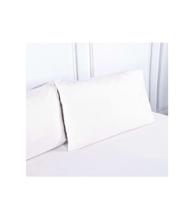 2li Pamuklu Yastık Kılıfı (50x70)-Beyaz