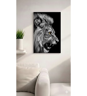 LION3  TASARIM MDF TABLO (27X18)