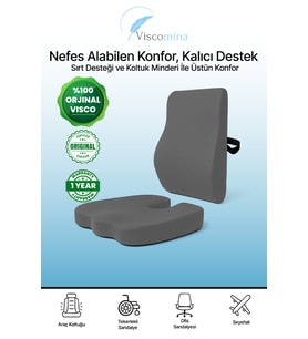 VİSCO BEL ve OTURMA MİNDERİ 2'Lİ TAKIM