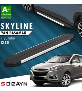 S-Dizayn Hyundai IX-35 Skyline Aluminyum Yan Basamak 173 Cm 2010-2015 A+ Kalite