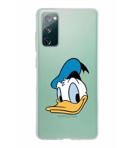 Samsung Galaxy S20 FE Kapak Donald Duck Tasarımlı Şeffaf Silikon Kılıf