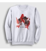 Presmono Unisex Beyaz Maeve Hector Westworld Sweatshirt 224248tt