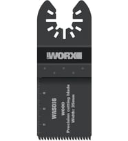 Worx Wa5016 Çok Amaçlı Raspalama Makinesi Için 35X40Mm Ahşap Ve Pvc Universal Hassas Kesme Bıçağı (Standart)