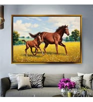 Altın Çerçeveli dekoratif tablo a1208 (Gold)