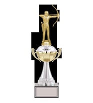 ODAK KUPA - Figürlü Kupalar - Okçu Figürlü Kupalar FG-046 A - 37 cm