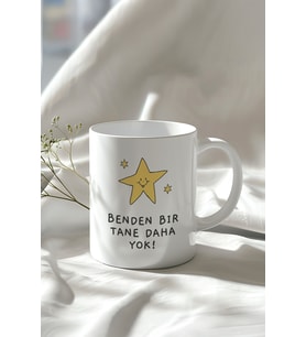 Mizahi Motivasyon Tasarımlı 330ml Baskılı Beyaz Seramik Kupa Bardak