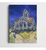 Vincent Van Gogh The Church İn Auvers Sur Oise View From The Chevet Kanvas Tablo