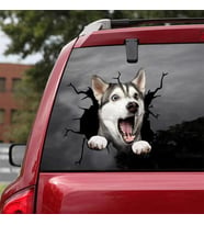 Araba Arka Cam Köpek Sticker Yapıştırma 17cm A8