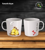 KirliPatiler Taş Kupa Fincan Üzeri Sevgili Kedi Baskılı (Model 7)