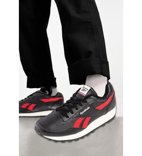 Reebok Revind Run Core Black Leather Siyah Deri Erkek Spor Ayakkabı