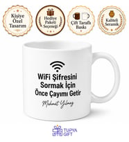 Baba WiFi Şifresi Yazılı Komik Kupa Bardak Babalar Günü Hediyesi