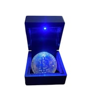 Kripto Para - Şans Getiren Kripto - Coin - Bitcoin - Koleksiyonluk Şans Sembolü Hediyelik Bitcoin (Sarı)