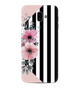 Samsung J6 Plus J7 Prime J7 Pro M20 Kılıf Desenli Silikon Flowers 4 1390