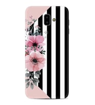 Samsung J6 Plus J7 Prime J7 Pro M20 Kılıf Desenli Silikon Flowers 4 1390