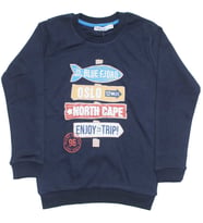 Erkek Çocuk North Cape Baskılı Tek Üst Sweat