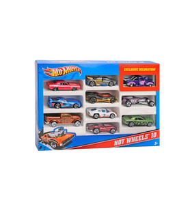 Hot Wheels 10 Lu Araba Seti (Görsel Temsilidir)
