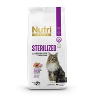 Nutri Feline 2Kg Yetişkin Somon Etli Adult Sterilized Kedi Maması (Beyaz)