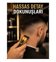 Mey İthalat® USB Type-C Şarjlı Çok Fonksiyonlu Saç ve Sakal Düzeltme Makinesi