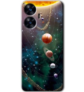 Realme C55 Kılıf HD Desen Baskılı Kılıf - Cosmos