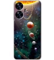 Realme C55 Kılıf HD Desen Baskılı Kılıf - Cosmos