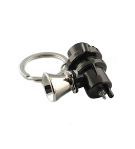 Mega Oto Market Oto Araba Anahtarlık Blow Off Turbo Valfi Krom Siyah Metal