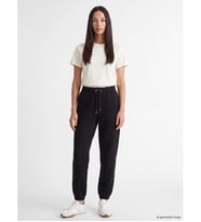 LCW EVERYDAY Siyah Beli Lastikli Kadın Jogger Eşofman Altı