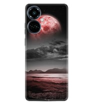 Camon 19 Pro Kılıf Resimli Desenli Silikon Platinium Series Red World 1836