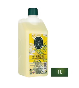 Klasik Limon Kolonyası 1 lt - Koruma Kilitli Kapak