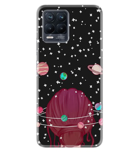 8 8 Pro Kılıf Desenli Silikon Space Woman 1311