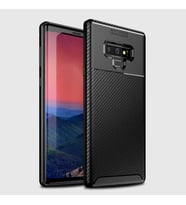 Samsung Galaxy Note 9 Kılıf Esnek Soft Karbon Tasarım Legion Serisi (Siyah)