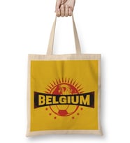Belgium Half World Football Championship Bez Çanta Uzun Saplı