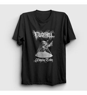 Presmono Unisex Siyah Trumpeting Ecstasy Full Of Hell T-Shirt 425297tt